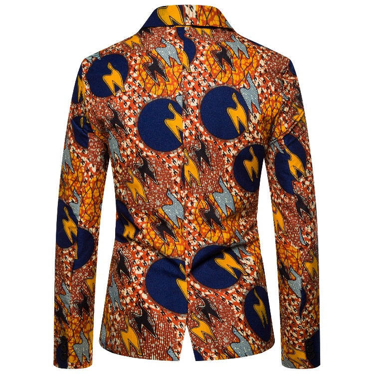 Women's Blazer with African Pattern