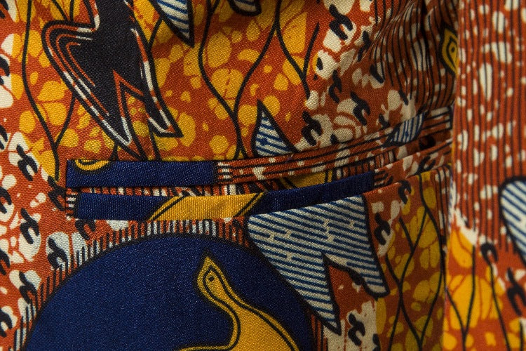 Women's Blazer with African Pattern
