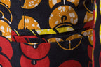 Women's Blazer with Bold Pattern Print and Fitted Cut