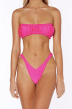 Women's Bandeau Bikini with Ruching