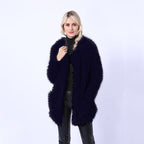 Women's Fluffy Faux Fur Throw