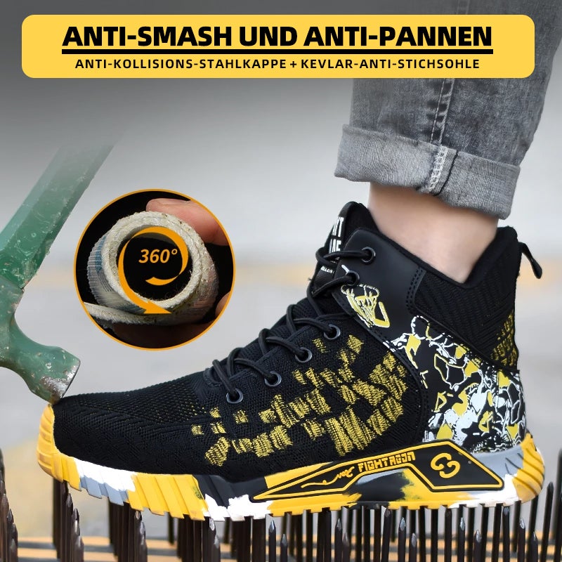 Anti-Smash and Anti-Puncture Ankle Safety Boots