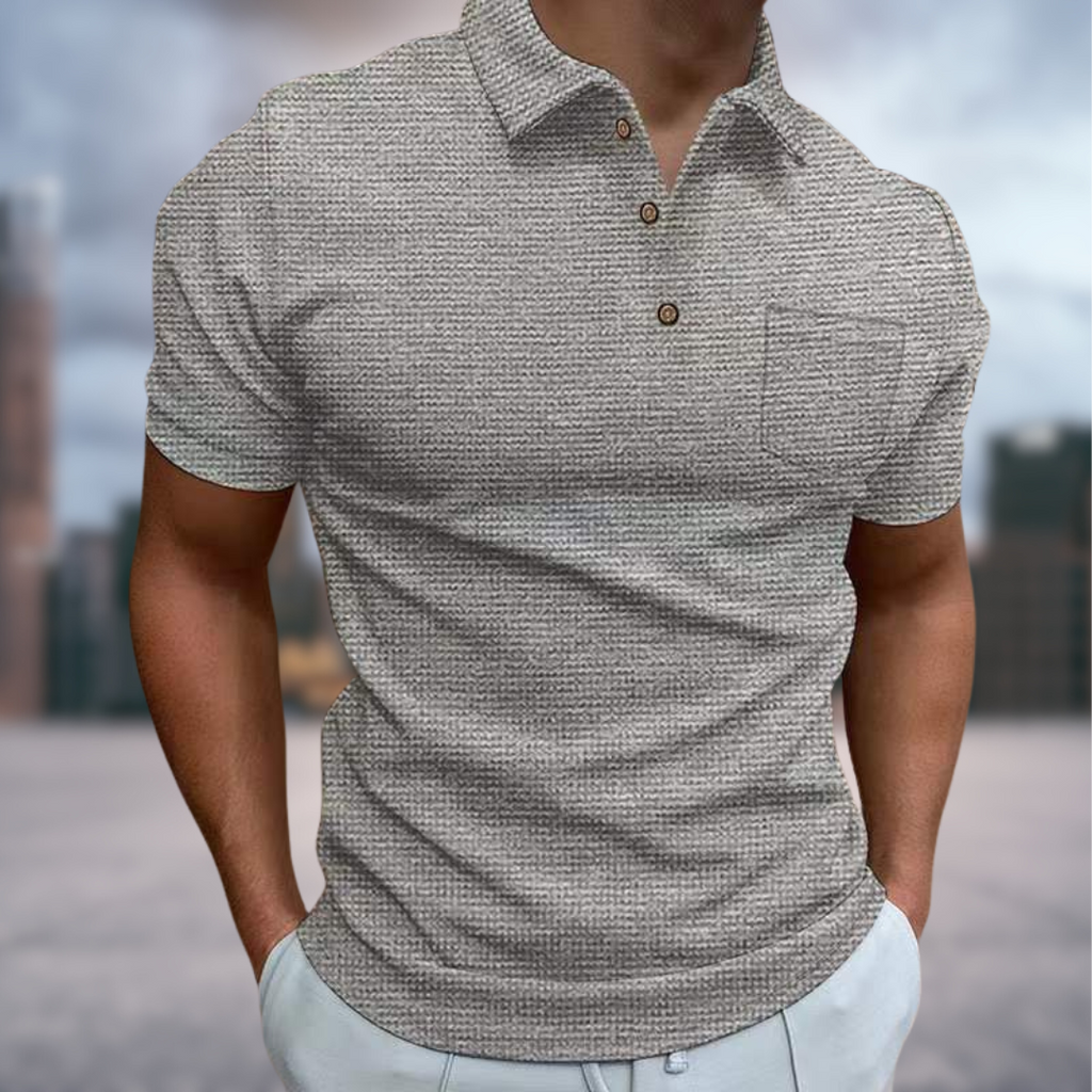Blazej Textured Summer Polo Shirt