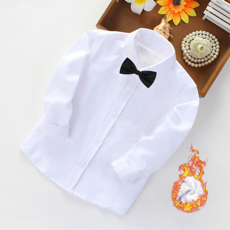 Women's Elegant Long-Sleeve Shirt with Soft Interior