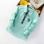 Women's Long Sleeve Shirt with Maritime Embroidery
