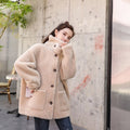 Women's Cozy Fleece Coat with High Collar