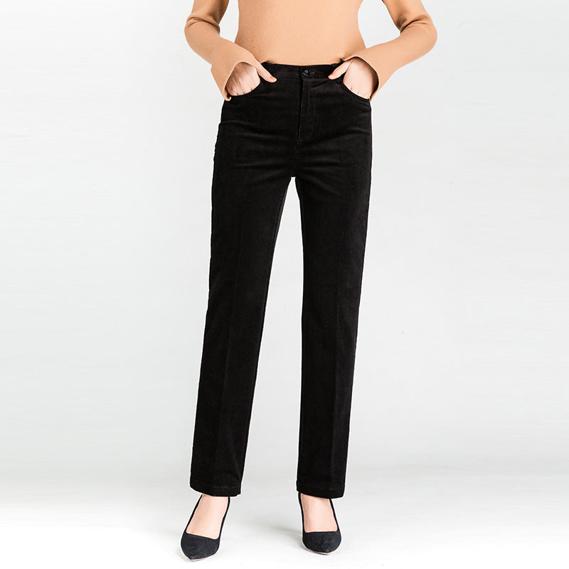 Women's Elegant Straight-Leg Trousers