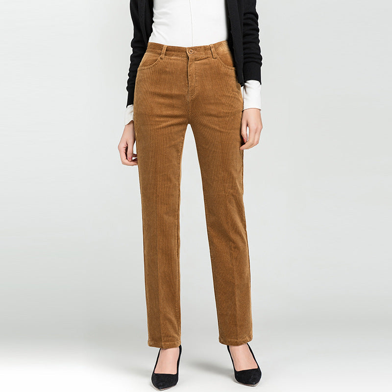 Women's Elegant Straight-Leg Trousers