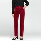 Women's Elegant Straight-Leg Trousers