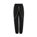 Women's Cargo Pants with Chain Details