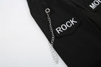 Women's Cargo Pants with Chain Details