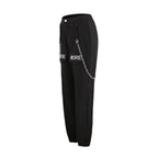 Women's Cargo Pants with Chain Details