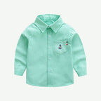 Women's Classic Long-Sleeve Shirt with Nautical Accents