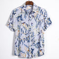Women's Short Sleeve Shirt with Floral Accents