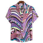 Women's Short-Sleeve Floral Shirt
