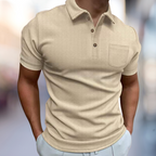 Blazej Textured Summer Polo Shirt