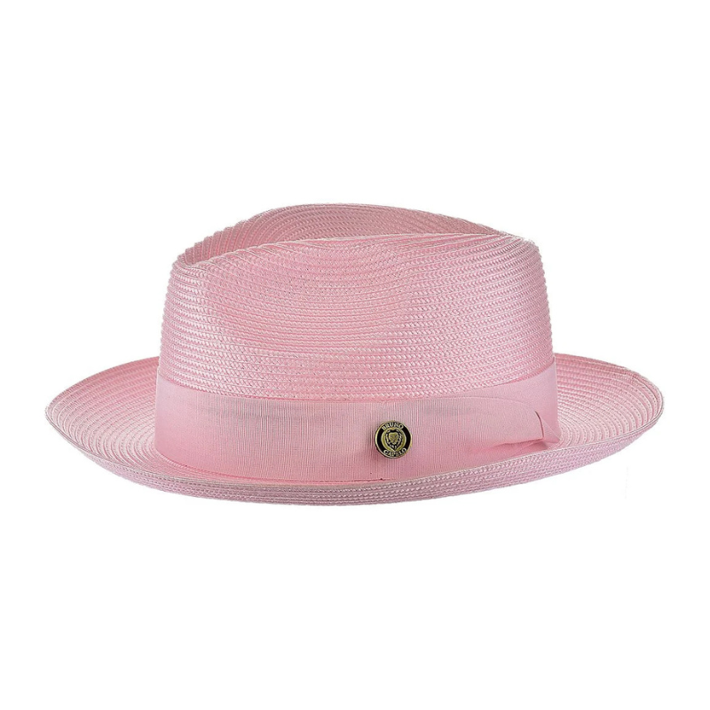 Natural Straw Fedora Hat