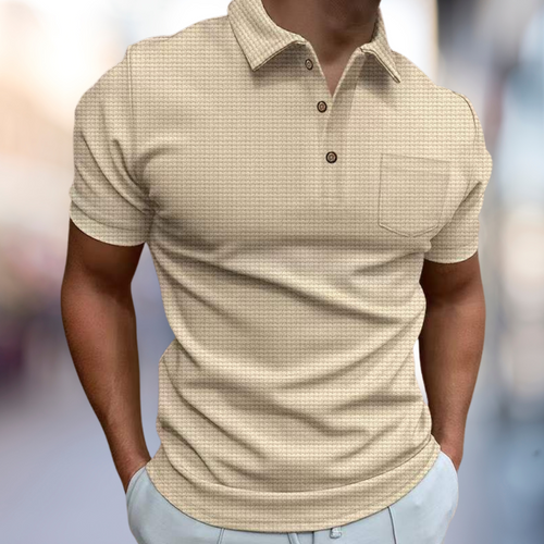 Blazej Textured Summer Polo Shirt