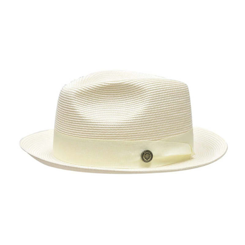Natural Straw Fedora Hat