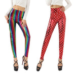 Women's Shiny Star Print Leggings