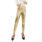 Women's Shiny Star Print Leggings