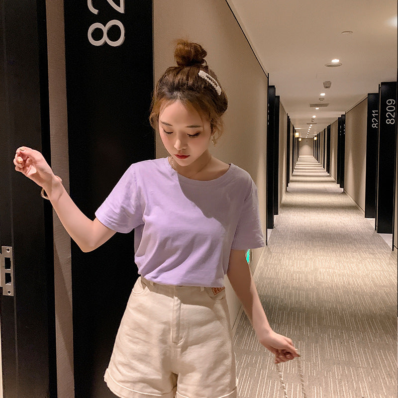Women's Basic T-Shirt in Soft Cotton