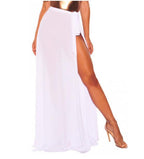 Maxi Skirt with Side Slit and Flowing Cut
