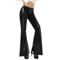 Women's High-Gloss Flared Pants