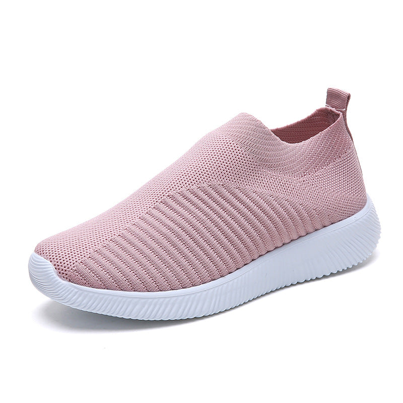 Women's Breathable Slip-On Sneakers with Flexible Sole