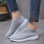 Women's Breathable Slip-On Sneakers with Flexible Sole