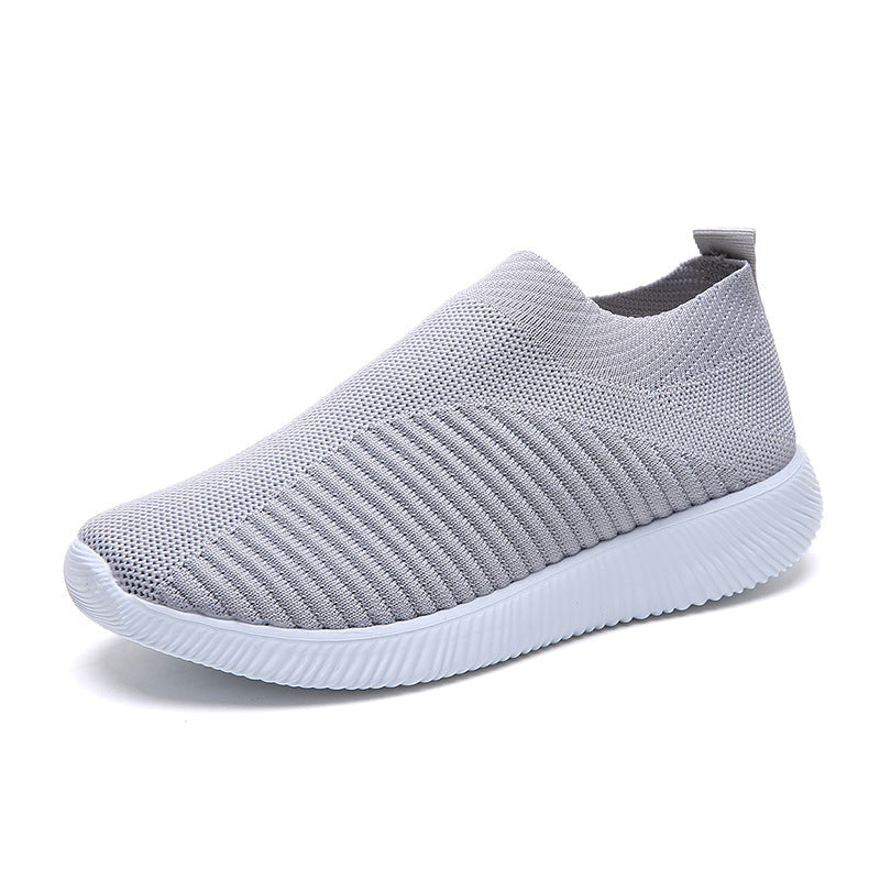 Women's Breathable Slip-On Sneakers with Flexible Sole