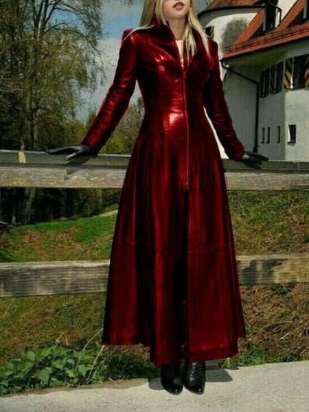 Elegant Maxi Dress with Textured Zipper and Shimmering Finish