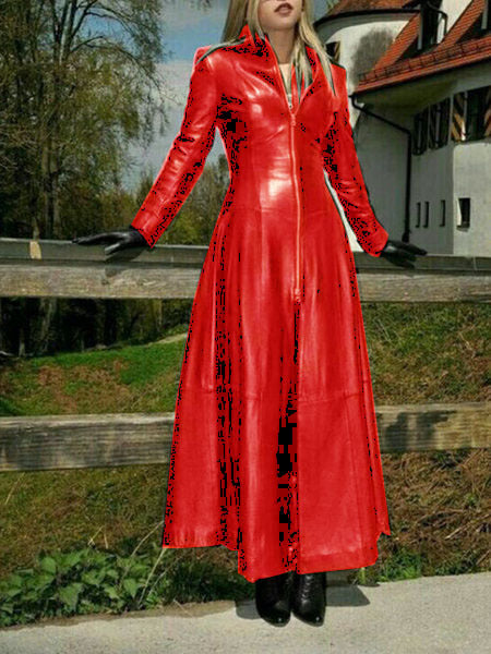 Elegant Maxi Dress with Textured Zipper and Shimmering Finish