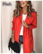 Women's Fashionable and Elegant Fleece Coat with Practical Pockets