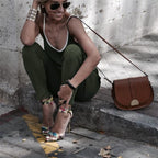 Women's Casual Jumpsuit with Thin Straps and Pockets
