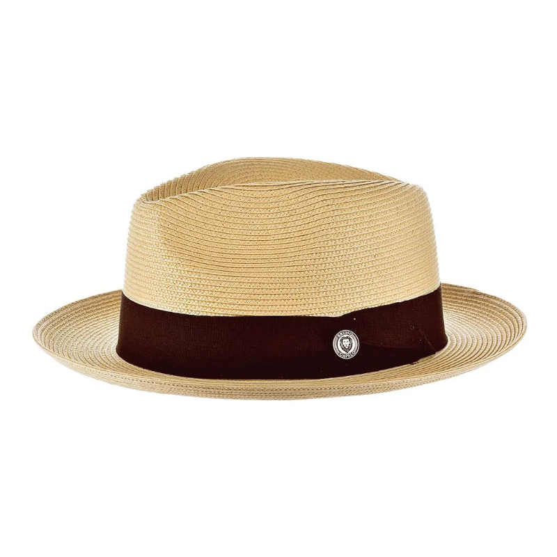 Natural Straw Fedora Hat