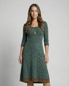 Boho Elegant Midi Dress