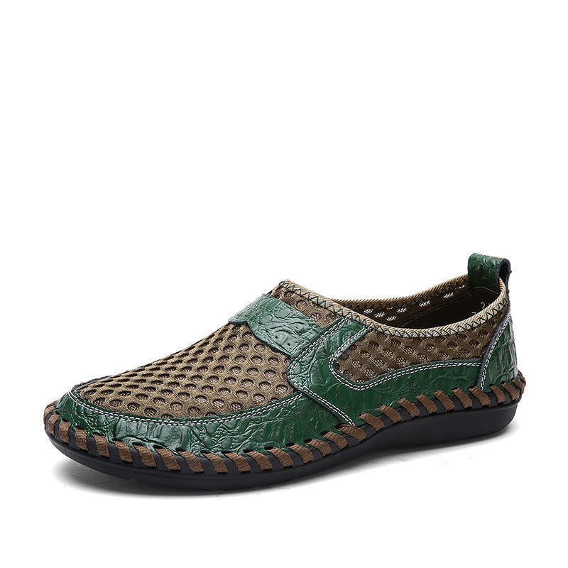 Women's Breathable Moccasins with Elastic Slip-On Design