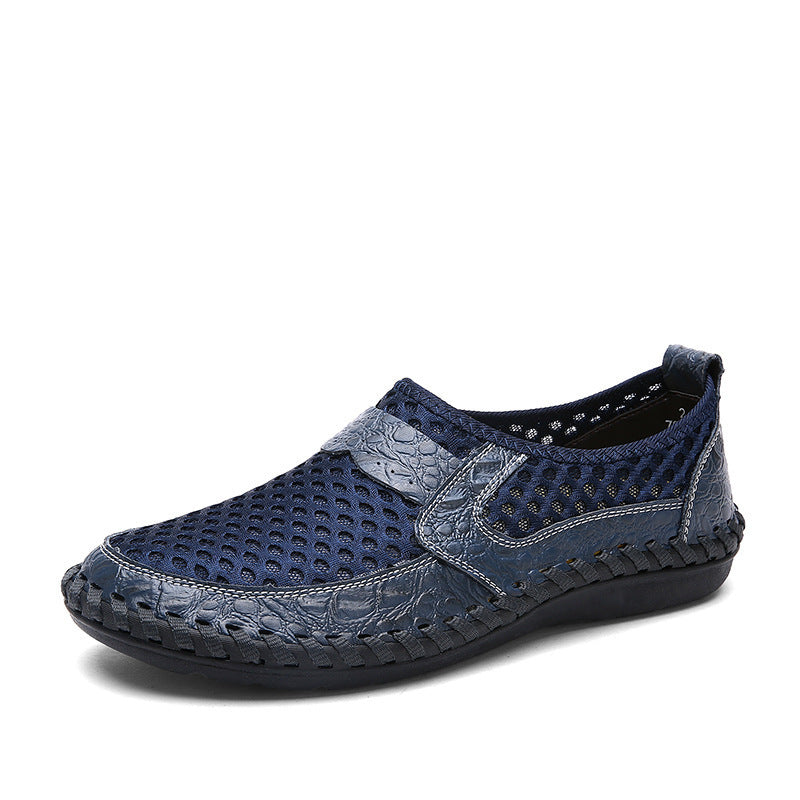 Women's Breathable Moccasins with Elastic Slip-On Design