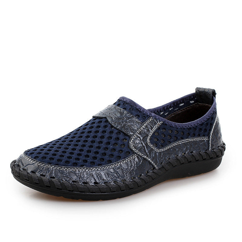 Women's Breathable Moccasins with Elastic Slip-On Design