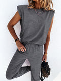Women's Casual Jumpsuit with Soft Elastic Fabric