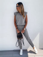 Women's Casual Jumpsuit with Soft Elastic Fabric