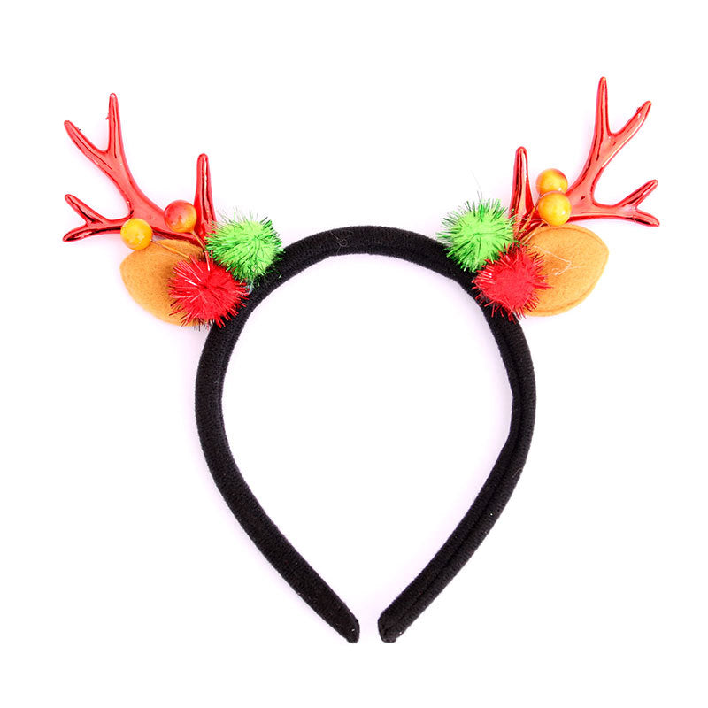 Festive Holiday Antler Headband