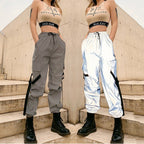 Women's Cargo Pants with Adjustable Waist