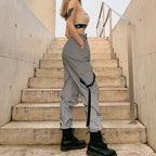 Women's Cargo Pants with Adjustable Waist