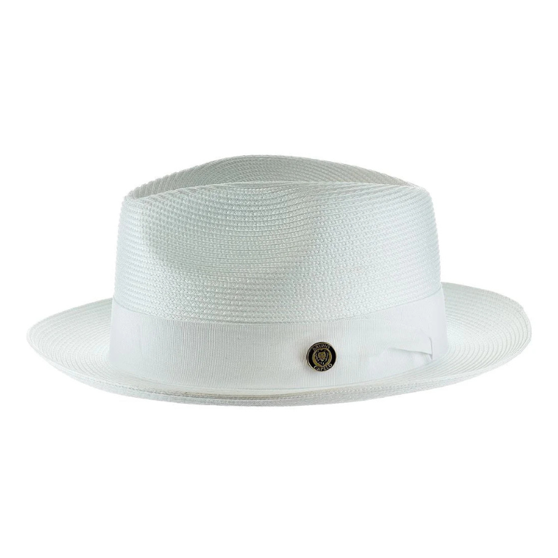 Natural Straw Fedora Hat