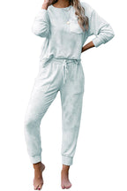 Women's Comfortable Leisure Suit in Stylish Tie-Dye Design