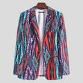 Women's Blazer with Geometric Pattern
