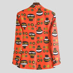Women's Blazer with Graphic Pattern and Modern Cut