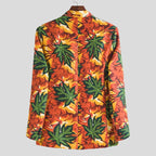 Women's Tropical Leaf Print Blazer